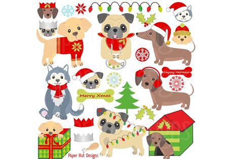 Christmas Dog Clipart