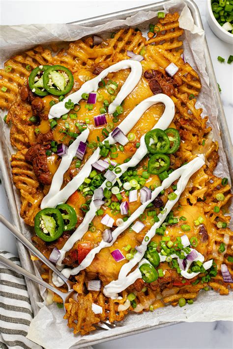 The Easiest Chili Cheese Fries - Midwest Foodie