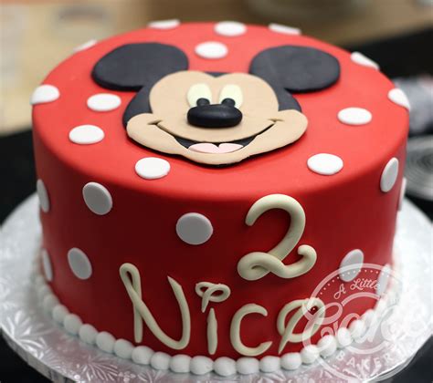 Mickey Mouse Birthday Cake