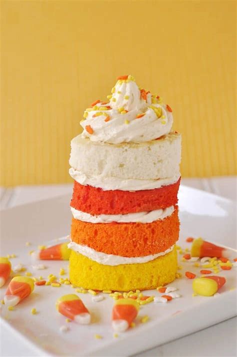 Candy Corn Cake {Ombre Cake} | by Leigh Anne Wilkes