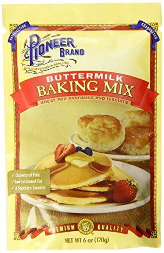 Pioneer Brand Buttermilk Biscuit and Baking Mix, 6 Ounce (Pack of 12) | Linda’s Biscuits