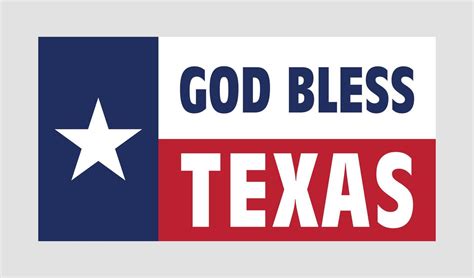 God bless Texas. Texas quote design 20796157 Vector Art at Vecteezy