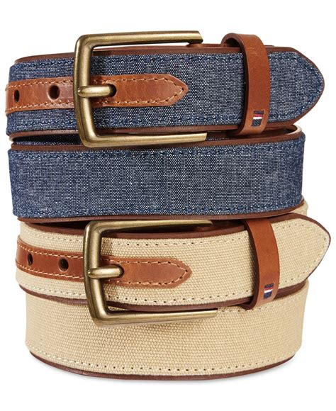 Lyst - Tommy Hilfiger Canvas Belt in Blue for Men