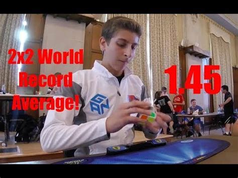 2x2 Cube 1.45 WORLD RECORD Average! - Rami Sbahi - YouTube