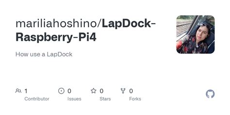 GitHub - mariliahoshino/LapDock-Raspberry-Pi4: How use a LapDock