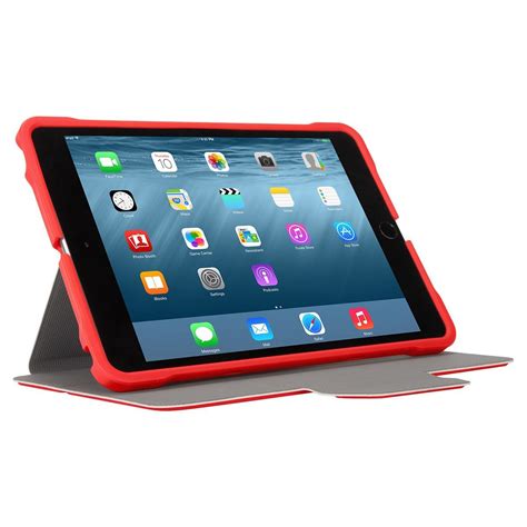 3D Protection Case for iPad mini 4,3,2,1 - Red