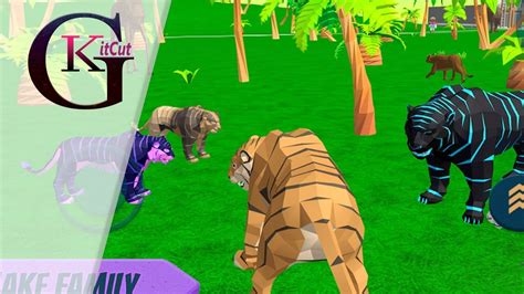 Tiger Simulator 3D Gameplay Android | Animal Games For Kids Boys (CyberGoldfinch) - YouTube