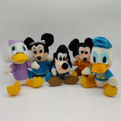 WALT DISNEY MICKEY Mouse Christmas Carol Stuffed Toys Complete Plush ...