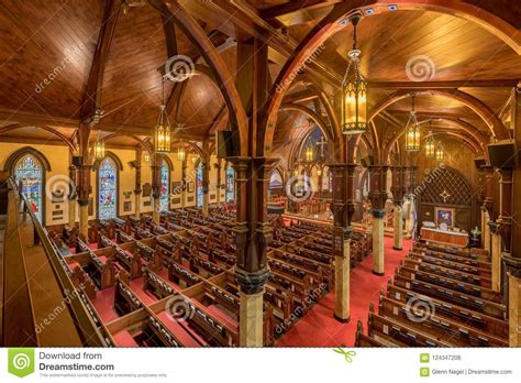 St. John`s Anglican Church of Lunenburg Editorial Stock Photo - Image ...