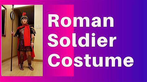 How to make a Roman soldier costume - YouTube