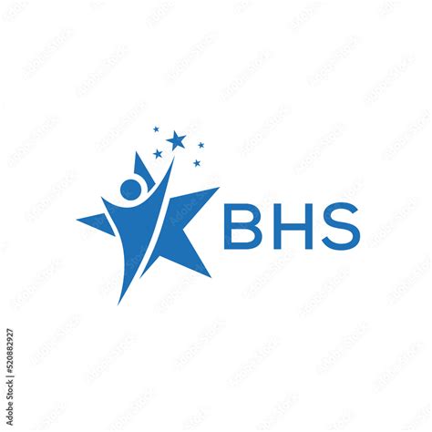 BHS Letter logo white background .BHS Business finance logo design vector image in illustrator ...