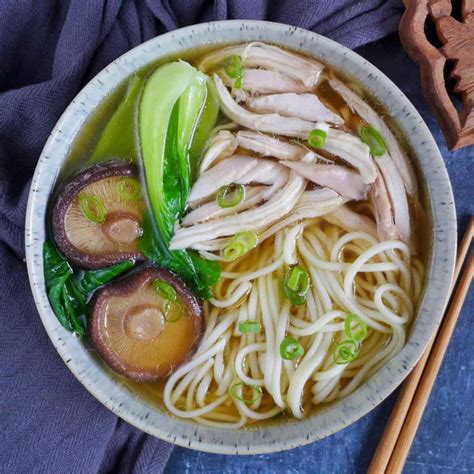 Chinese Chicken Noodle Soup (鸡汤面) - Red House Spice