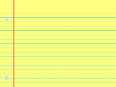 Yellow Notepad Background