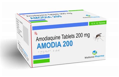 Amodiaquine Tablets Manufacturer & Supplier India - Wellona Pharma