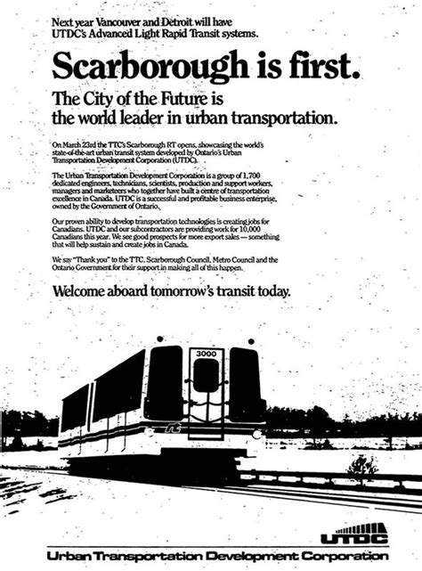 A brief history of the Scarborough RT