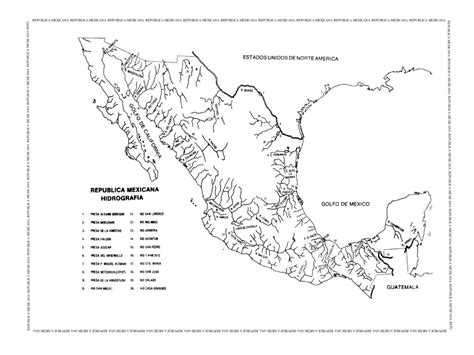 Republica Mexicana Hidrografia Mapa De Mexico Mapas Mapamundi Para | Images and Photos finder