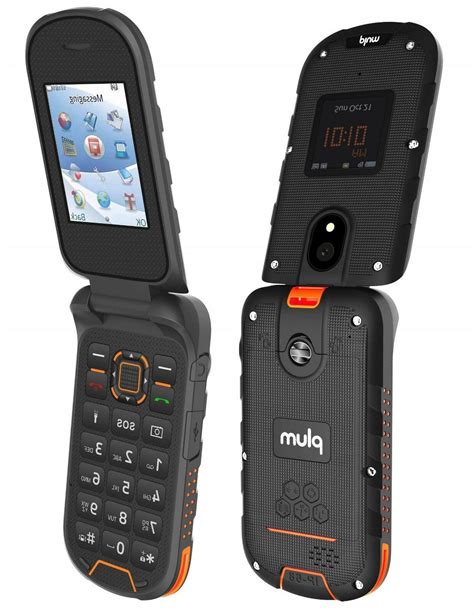 Flip Phone 4G GSM Unlocked Rugged Water Shock