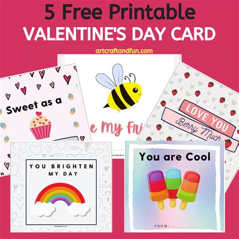 Free Printable Valentine’s Day Cards For Friends