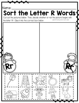 Letter Rr Activity Pack by Teaching Where You're Called | TpT