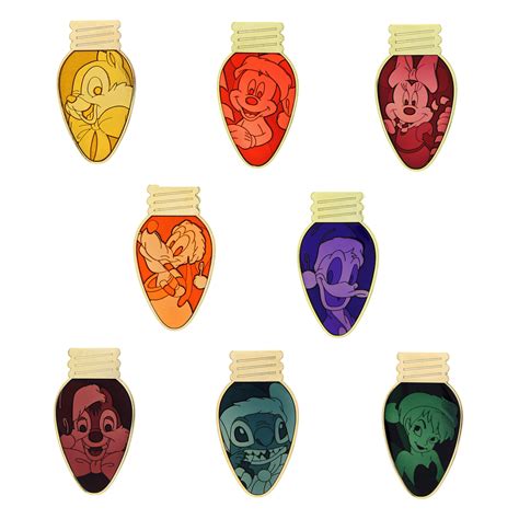 Christmas Light Bulb Mystery Set Pins - Disney Pins Blog