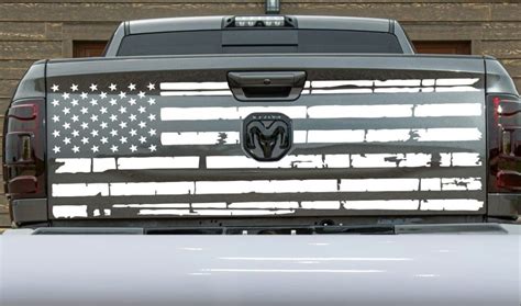 Tailgate Distressed American Flag decal for Pickup Trucks Usa – PPG Depot