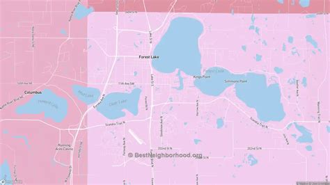 Forest Lake, MN Political Map – Democrat & Republican Areas in Forest ...