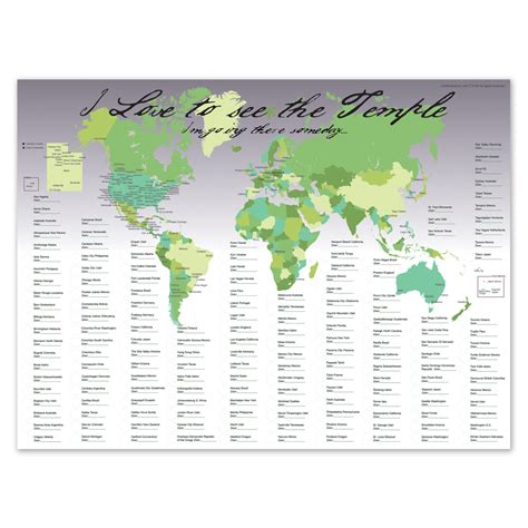 Lds Temple Locations Map