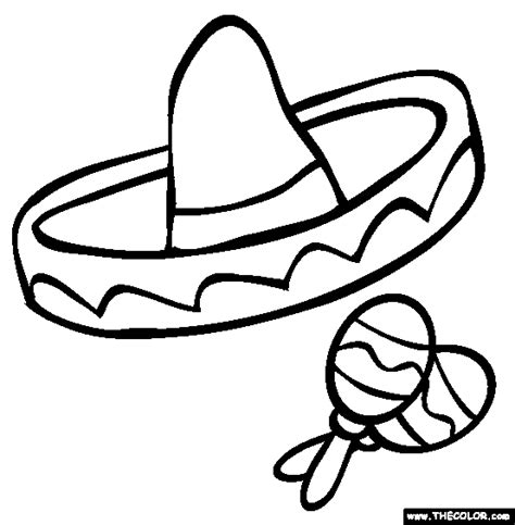 Sombrero Clip Art Black And White - ClipArt Best