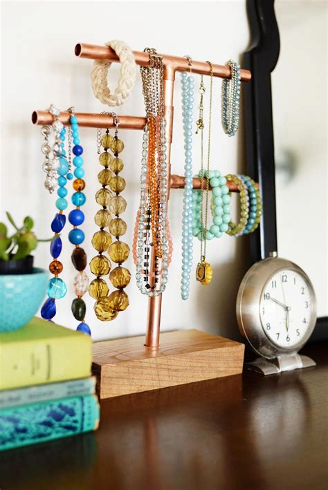 #Jewelryzonebyg Home | Copper diy, Diy necklace holder, Jewelry organizer diy