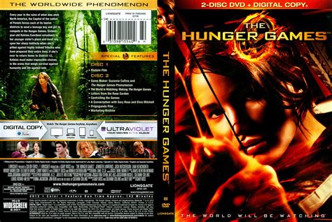 The Hunger Games - Movie DVD Scanned Covers - The Hunger Games1 :: DVD ...