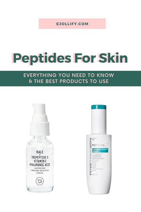 Peptides For Skin Care - Benefits & Best Peptide Products | Peptides skin care, Skin care ...