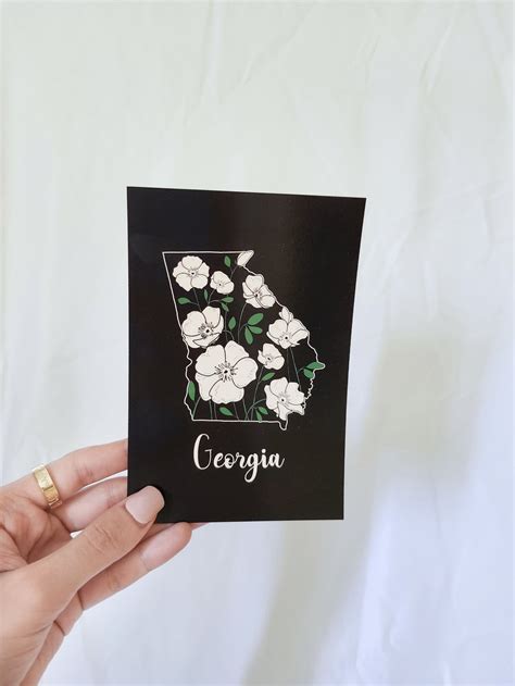 Georgia Postcard - Etsy