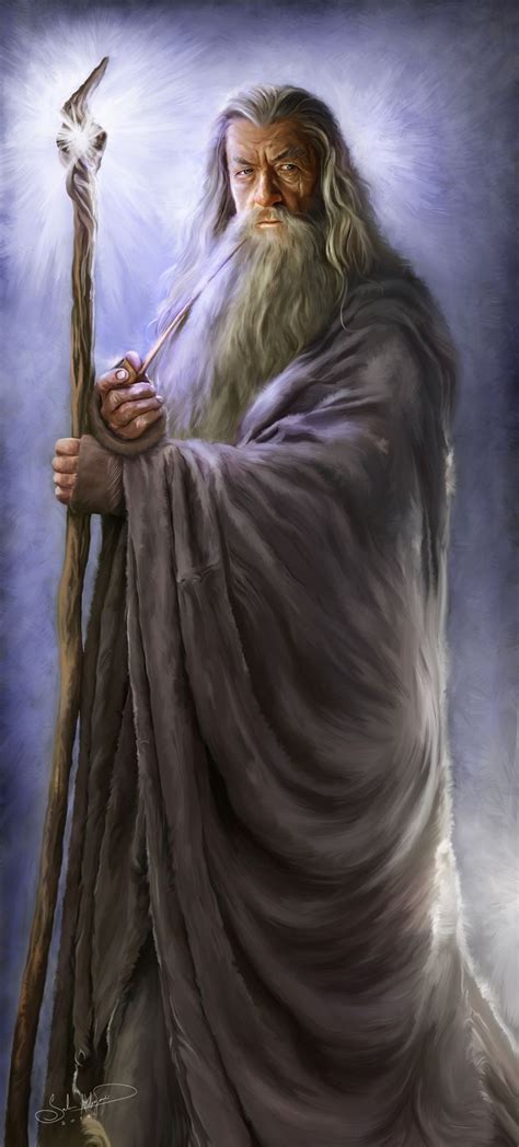 Gandalf Digital Painting Canvas print - matagrande.al.gov.br