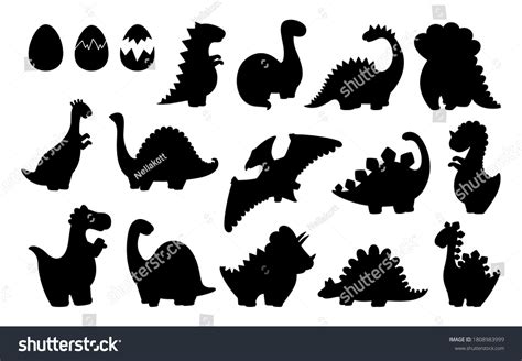 Baby Dinosaur Silhouette: Over 8,202 Royalty-Free Licensable Stock Vectors & Vector Art ...