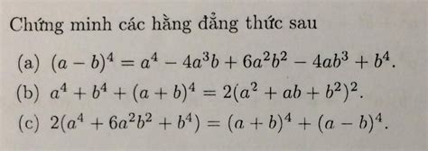 Định lý Pythagoras - a4+b4 hằng đẳng thức được chứng minh và giải thích đầy đủ