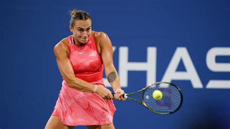 Best photos of Aryna Sabalenka vs. Maryna Zanevska, Round 1 at the 2023 US Open - Official Site ...