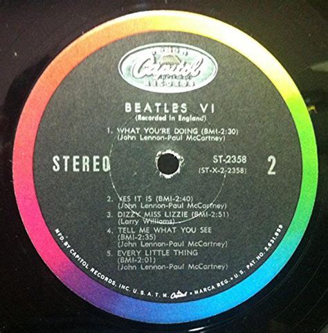 THE BEATLES VI vinyl record Rare New Copy– Multilingual Books