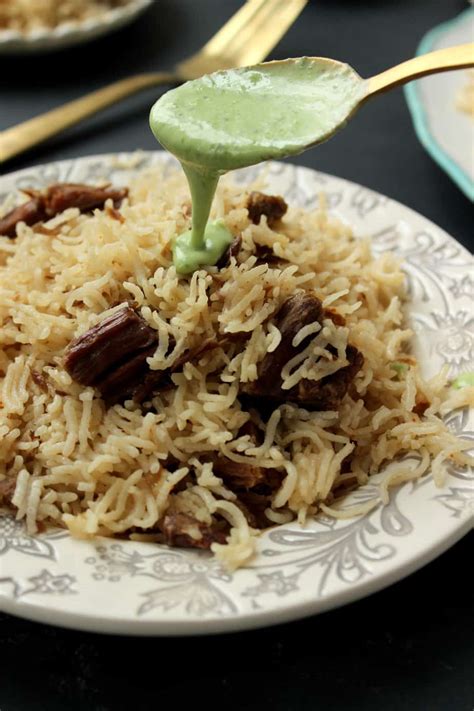 Yakhni Pulao Recipe Made Quicker with an Instant Pot - Flour & Spice