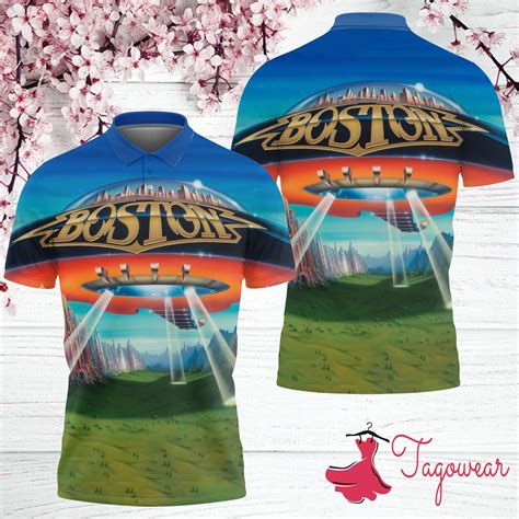 Boston Don’t Look Back Album Cover Polo Shirt - Tagowear