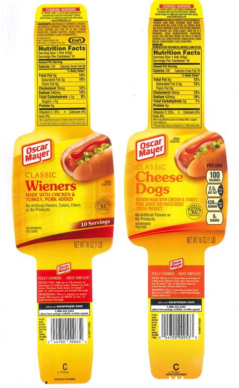 Oscar Mayer Recalls 96,000 Pounds of Hot Dogs After Cheese Scare | Chicken for dogs, Oscar mayer ...