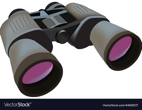 Two-lens telescope Royalty Free Vector Image - VectorStock