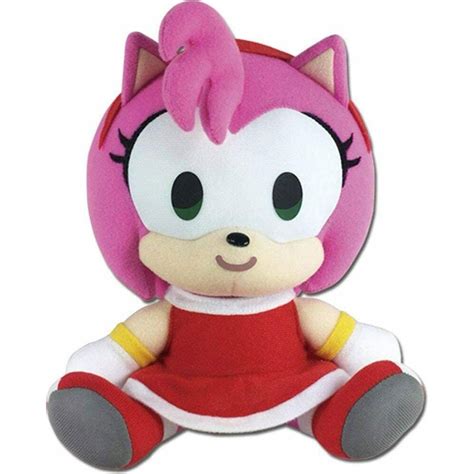 Sonic the Hedgehog Amy Sitting 7" Plush Toy – ThinkCoolToys