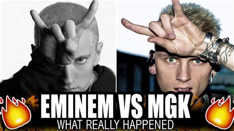 Machine Gun Kelly vs Eminem (A Year In Review) - YouTube