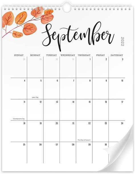 2022-2023 Floral Wall Calendar - Seasonal Designs Philippines | Ubuy