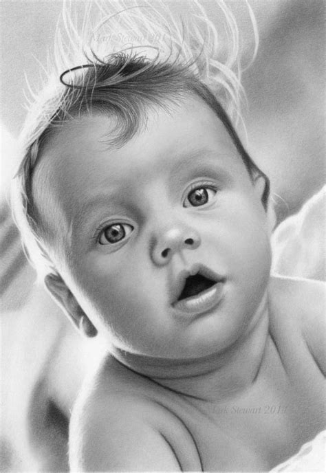 Baby by markstewart on DeviantArt | Realistic drawings, Pencil drawings ...