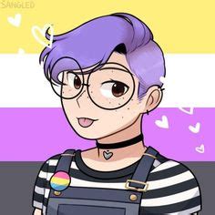 8 NONBINARY PAN PFP ideas | lgbt pride art, lgbt art, lgbt