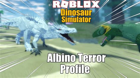 Dinosaur Profile - Albino Terror | ROBLOX Dinosaur Simulator - YouTube