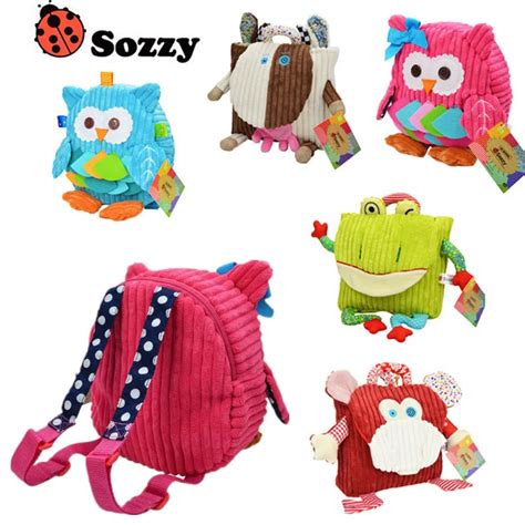 Sozzy Cute Kid Plush School Backpacks 25cm Animal Figure Bag Kid Girls ...