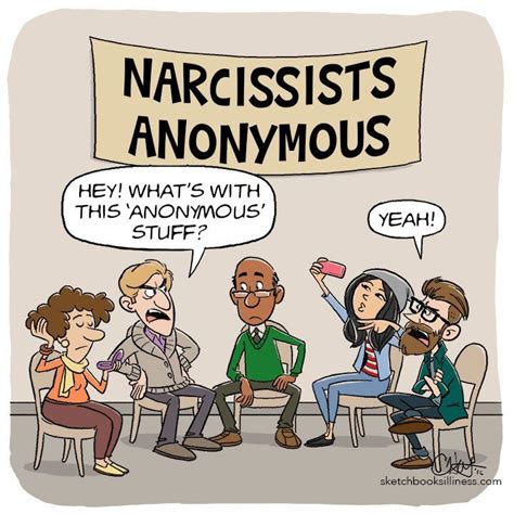 Support Group | Narcissist humor, Psychology jokes, Funny webcomics