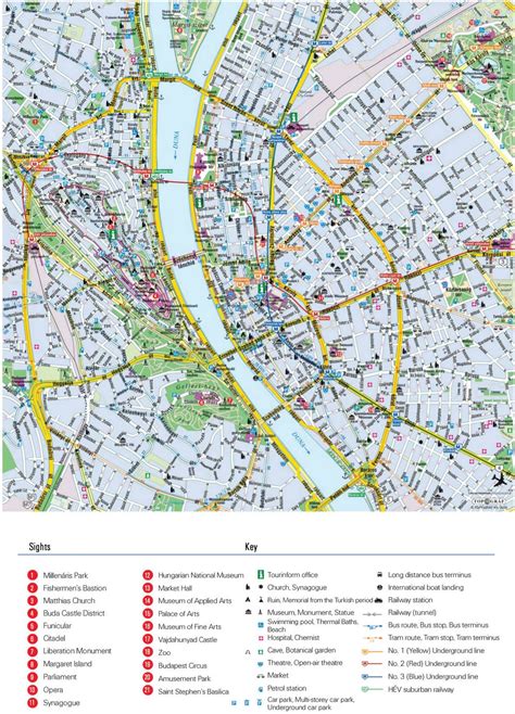 Budapest4week: Map of Budapest